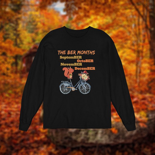 Camiseta Meses BRR do outono (The Ber Months, September, October, November, December)