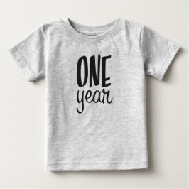 CAMISETA MESES DE IDADE UM ANO