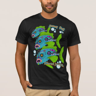 Camiseta Mesmas nadadeiras jornada diferente inspirador