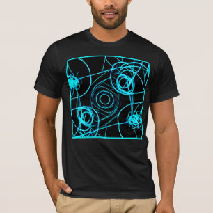 Camiseta Mesmerização da arte dos Padrões Neon
