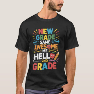 Camiseta Mesmo Incrível Eu Olá 2ª Série Bem-vindo de Volta