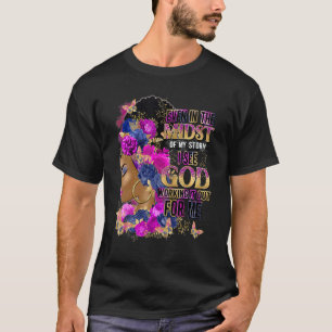 Camiseta Mesmo No Meio Da Minha Tempestade Eu Vejo Deus Tra