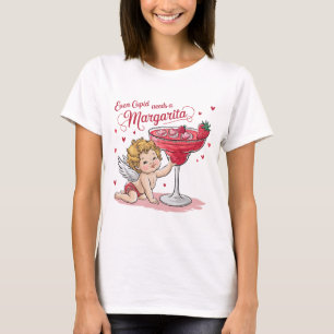 Camiseta Mesmo o Cupido Precisa de uma Margarita