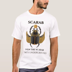 Camiseta Mesmo o Escaravelho Começa Subterrâneo · Escaravel