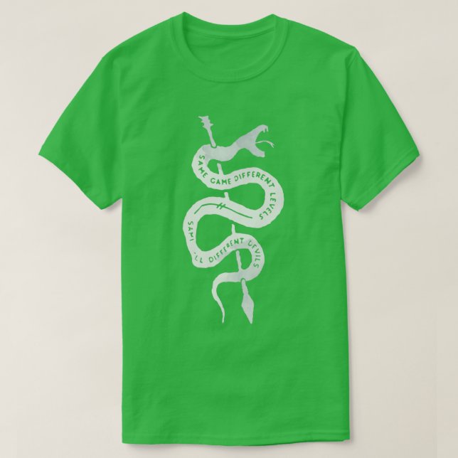 Camiseta Mesmos níveis de jogo, mesmo que diferente de dese (Frente do Design)