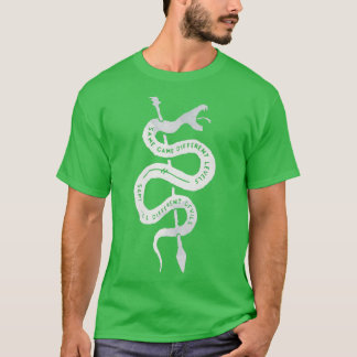 Camiseta Mesmos níveis de jogo, mesmo que diferente de dese