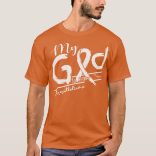 Camiseta Mesotelioma Consciência Meu Deus É Mais Forte Niss