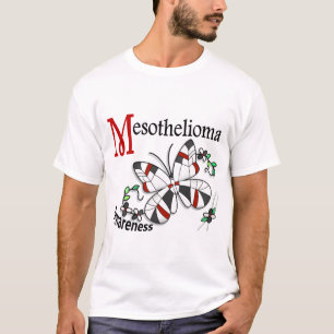Camiseta Mesotelioma da borboleta 2 do vitral