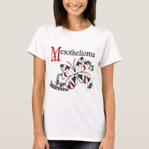 Camiseta Mesotelioma da borboleta 2 do vitral