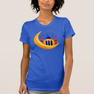 Camiseta Mesquita Azul e Dourada das Luas Crescentes Stars