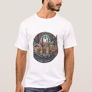 Camiseta Mesquita-Madrasa do Sultão Hassan Cairo Egito
