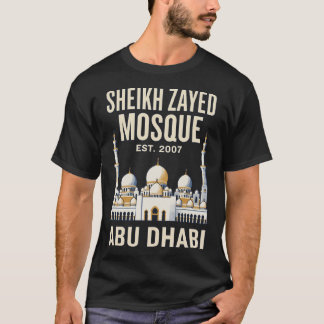 Camiseta Mesquita Sheikh Zayed Abu Dhabi Emirados Árabes Un