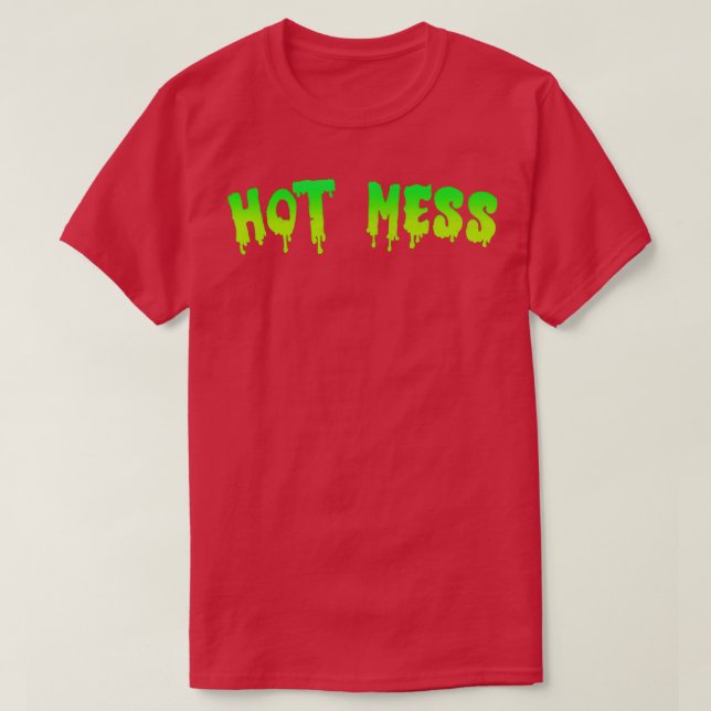 Camiseta Mess quente (Frente do Design)