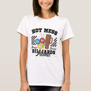 Camiseta Mess quente sempre ressaltou Billiard Mama Mama D