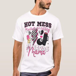 Camiseta Mess quente sempre ressaltou Billiard Mama Mama D