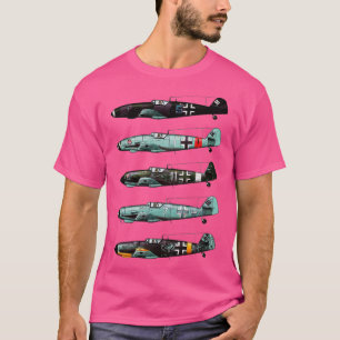 Camiseta Messerschmitt BF109 Fighter alemão WW2