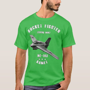 Camiseta Messerschmitt Me 163 Komet Militar Rocket Fighter