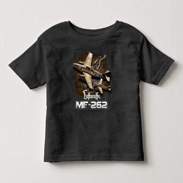 Camiseta Messerschmitt ME- 262 Luftwaffe Aircraft (Frente)