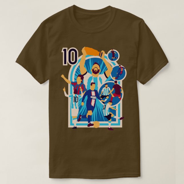 Camiseta Messi The Goat (Frente do Design)