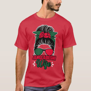 Camiseta Messin Bun Bangladesh Wife Para Bengali Banglades