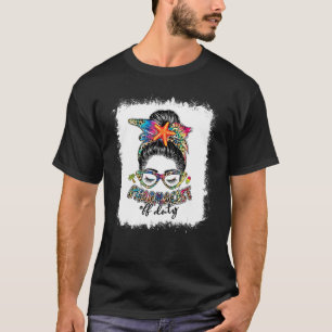 Camiseta Messn Leopard Tie Dye Farmacêutico Off Duty Sum