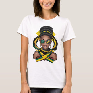 Camiseta Messun Jamaican Flag Womens