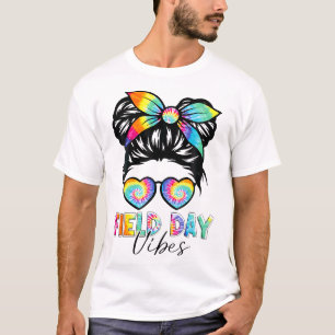 Camiseta Messy Bun Field Day 2024 Girls Student