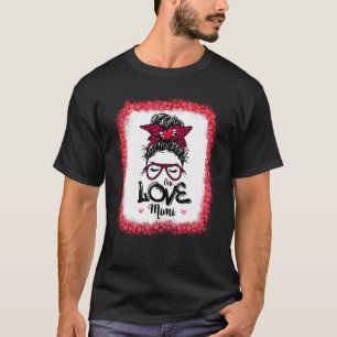 Camiseta Messy Bun One Amava Mãe Mamãe Mulheres Valenti