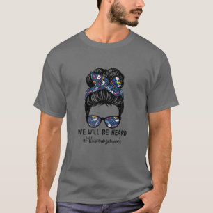Camiseta Messy Bun Strong Million Nurse Março De 2022