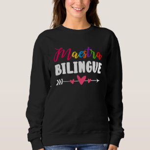 Camiseta Mestra Bilíngue Espanhol Professor Aluno