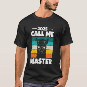 Camiseta Mestrado 2025 ME CHAME DE MESTRE Divertido Retro