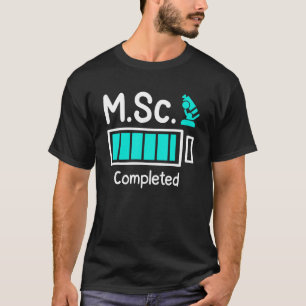 Camiseta Mestrado concluído Mestrado Mestre em Ciências 4