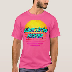 Camiseta Mestrado De Levantamento De Peso 1980S