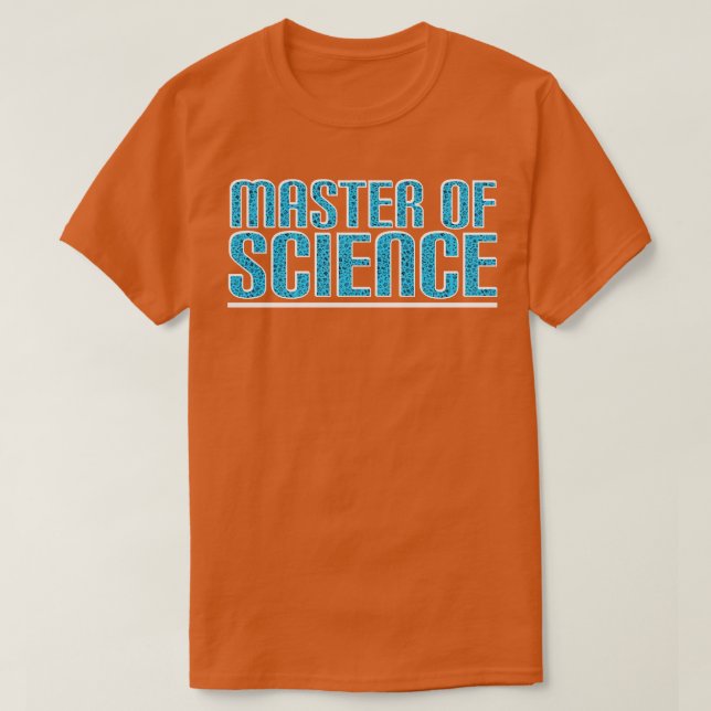 Camiseta Mestrado em Ciência (Frente do Design)