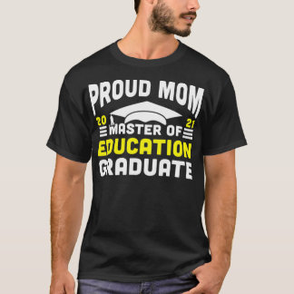 Camiseta Mestrado em Educação Orgulhosa Formando 2021