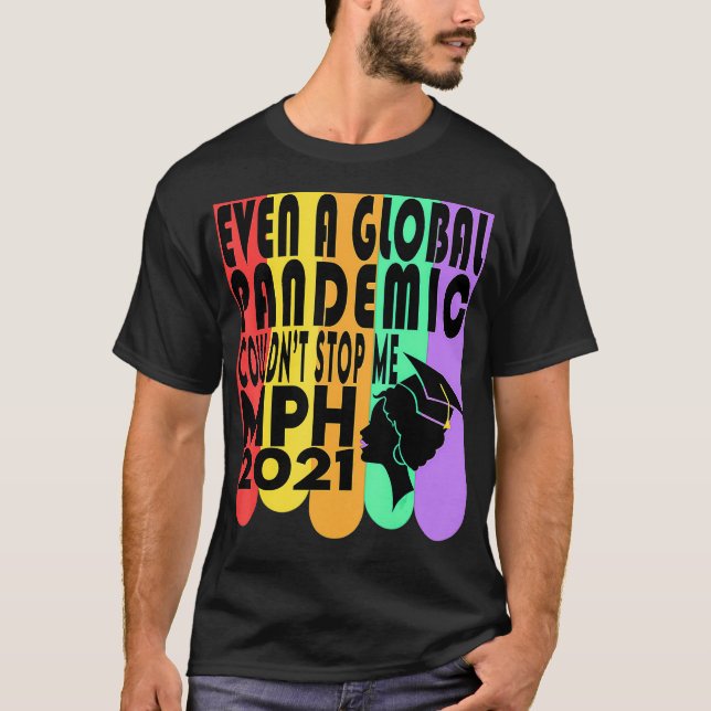 Camiseta Mestrado em Saúde Pública em MPH 2021 (Frente)