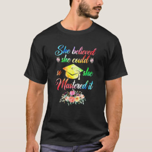 Camiseta Mestrado legal Para Homens Grau Acadêmico D