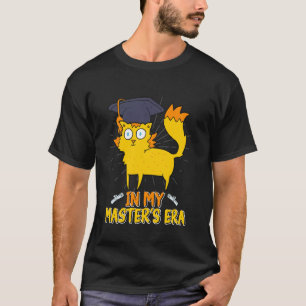 Camiseta Mestrado NA ERA DO MEU MESTRADO Amante de Gatos En