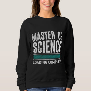 Camiseta Mestrados com grau de carga completa de mestrado e