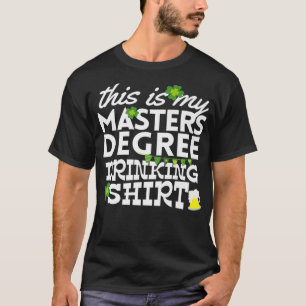 Camiseta Mestrados de Dia de São Patrício Graduação MSW SGF