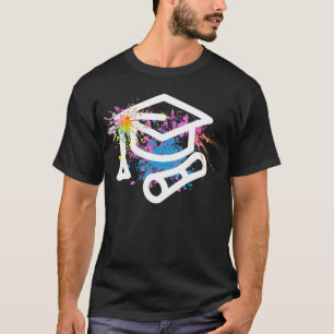 Camiseta mestrados de graduação de mestrado em faculdade de