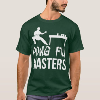 Camiseta Mestrados De Pong Fu De Vestuário Da Equipe De Bee