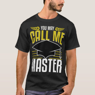 Camiseta Mestrados Graduação Dom Agora Me Chame De Engra