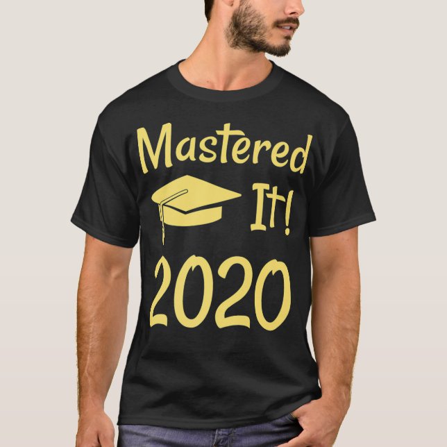 Camiseta MESTRADOS MS Graduação Engraçado Prêmio para Prese (Frente)