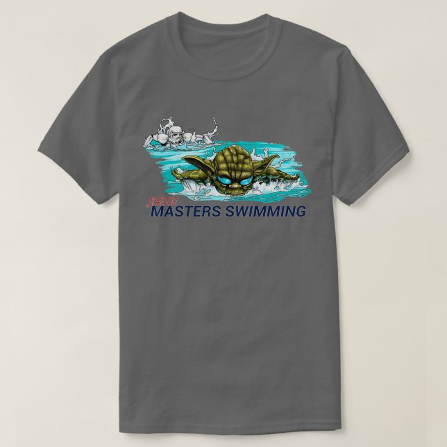 Camiseta Mestrados Nadando (Frente do Design)