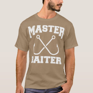 Camiseta Mestre Baiter Pescador Mens Funny Bass Pesca L