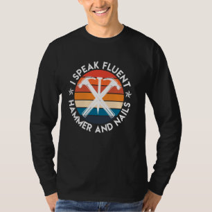 Camiseta MESTRE CARPINTEIRO DE MARTELOS E PREGOS Divertido 