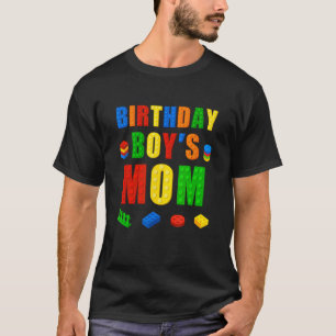 Camiseta Mestre Construtor Mãe Garoto De Aniversário Constr