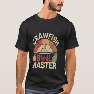 Camiseta Mestre da Cozinha Cajun de Mariscos Cozidos de Lag