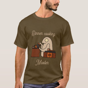 Camiseta Mestre da cozinha do jantar